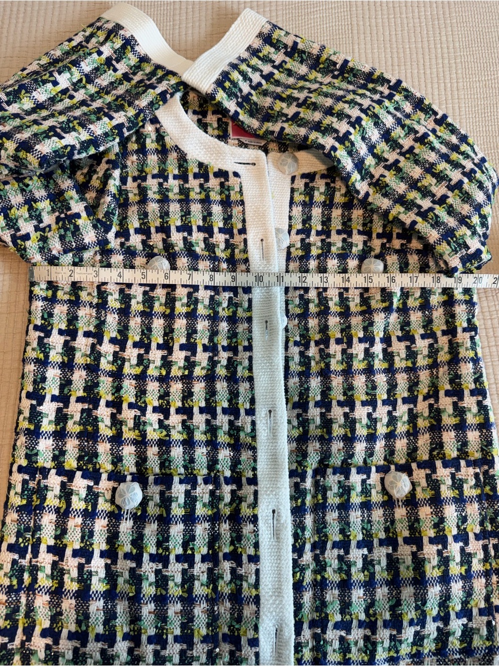 KATE SPADE Tweed Pattern Evening Jacket - Picture 12 of 13